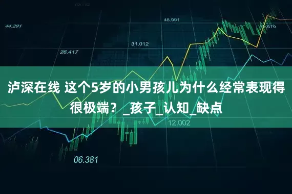 泸深在线 这个5岁的小男孩儿为什么经常表现得很极端？_孩子_认知_缺点